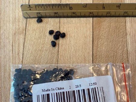 Pacote de sementes misteriosas vindo da China — Foto: USDA APHIS via REUTERS