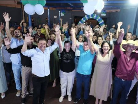 Foto:Dourados Digital. O PSD oficializou a candidatura da atual Prefeita à Prefeitura de Laguna Carapã