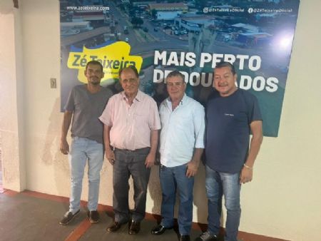 Produtor Rural, Fernando Souza, Deputado estadual, Zé Teixeira, ex-vereador e ex-vice prefeito Doreli Portella, e o empresário Laucidio Vega,
